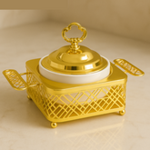 Brilliant 5inch Round Bowl with Metal Stand