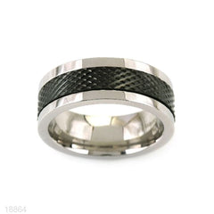 stylish rotating tyre textured inlay band