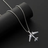 Aeroplane Pendant Necklace For Men