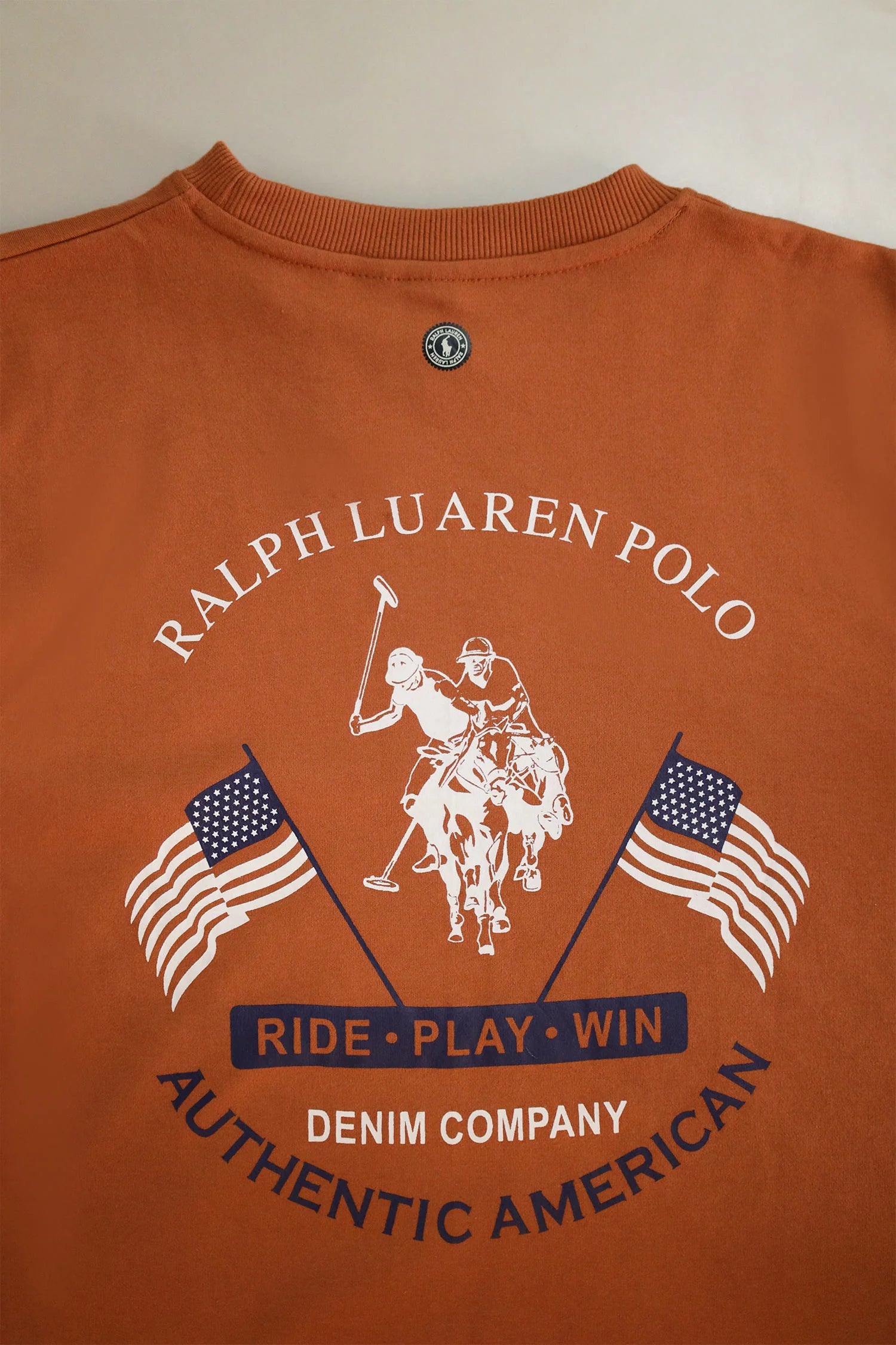 Rph Lren Neck Adele Round Neck Imported Men's Sweatshirt