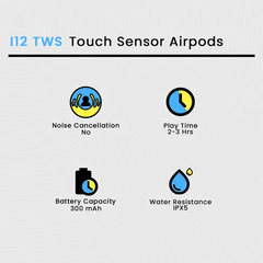 i12 Tws Touch Sensor Airpods