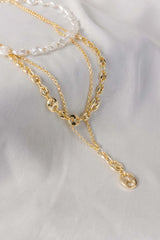 Multi layer Gold Necklace IFA-NL-014